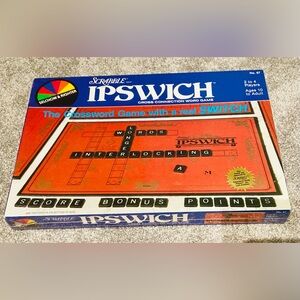 Vintage 1983 Scrabble IPSWICH Game Selchow & Righter NEW SEALED